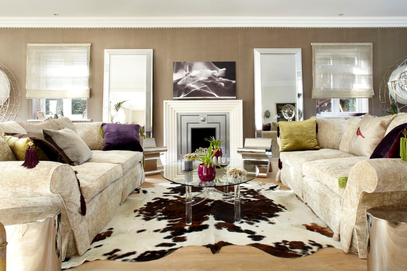 Symmetrical luxury living room — Sonia Korn interior design
